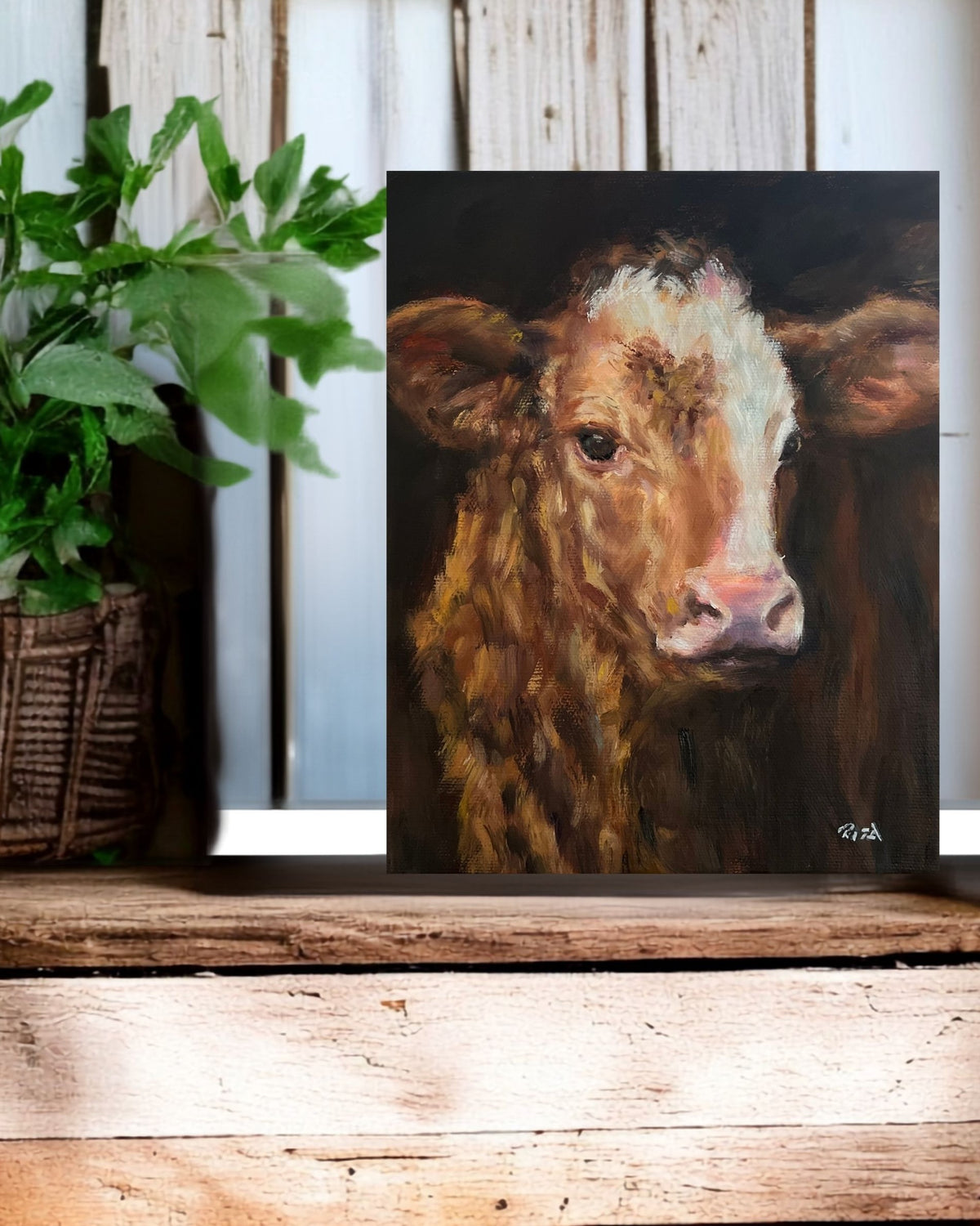 Brown Cow Charm