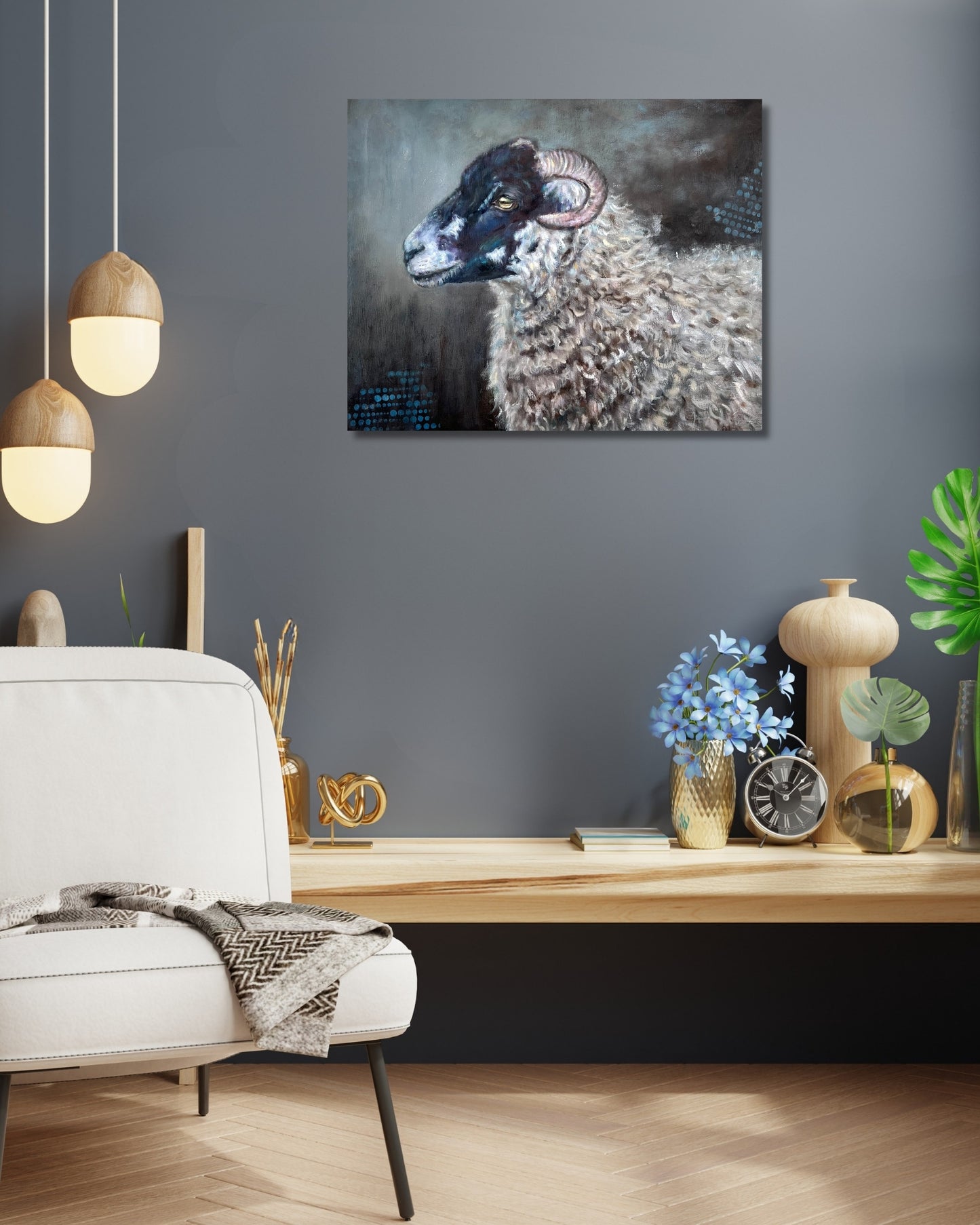 The Black-Faced Sheep