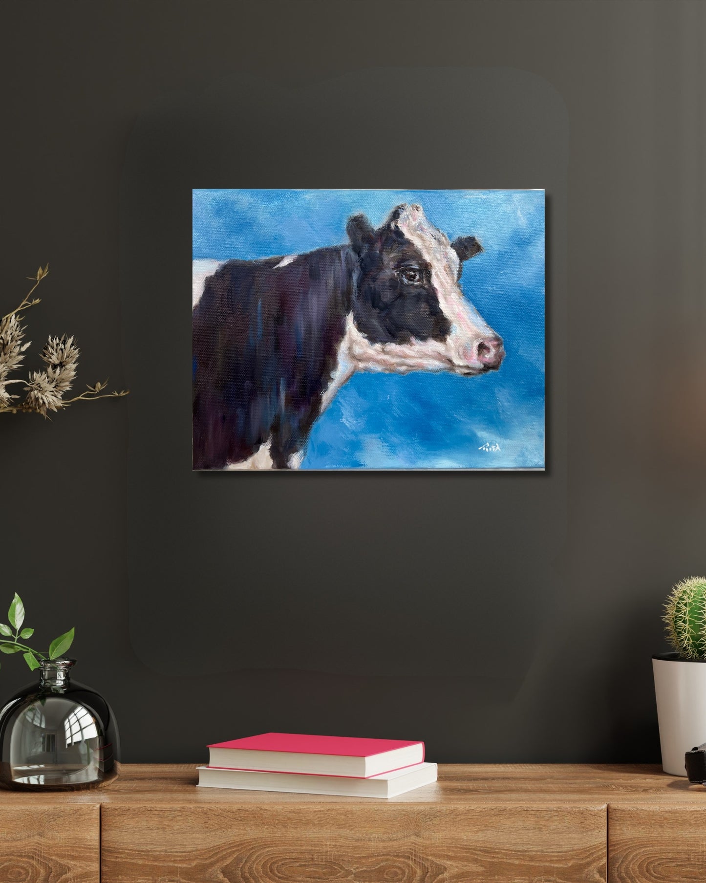 Timeless Black & White Cow