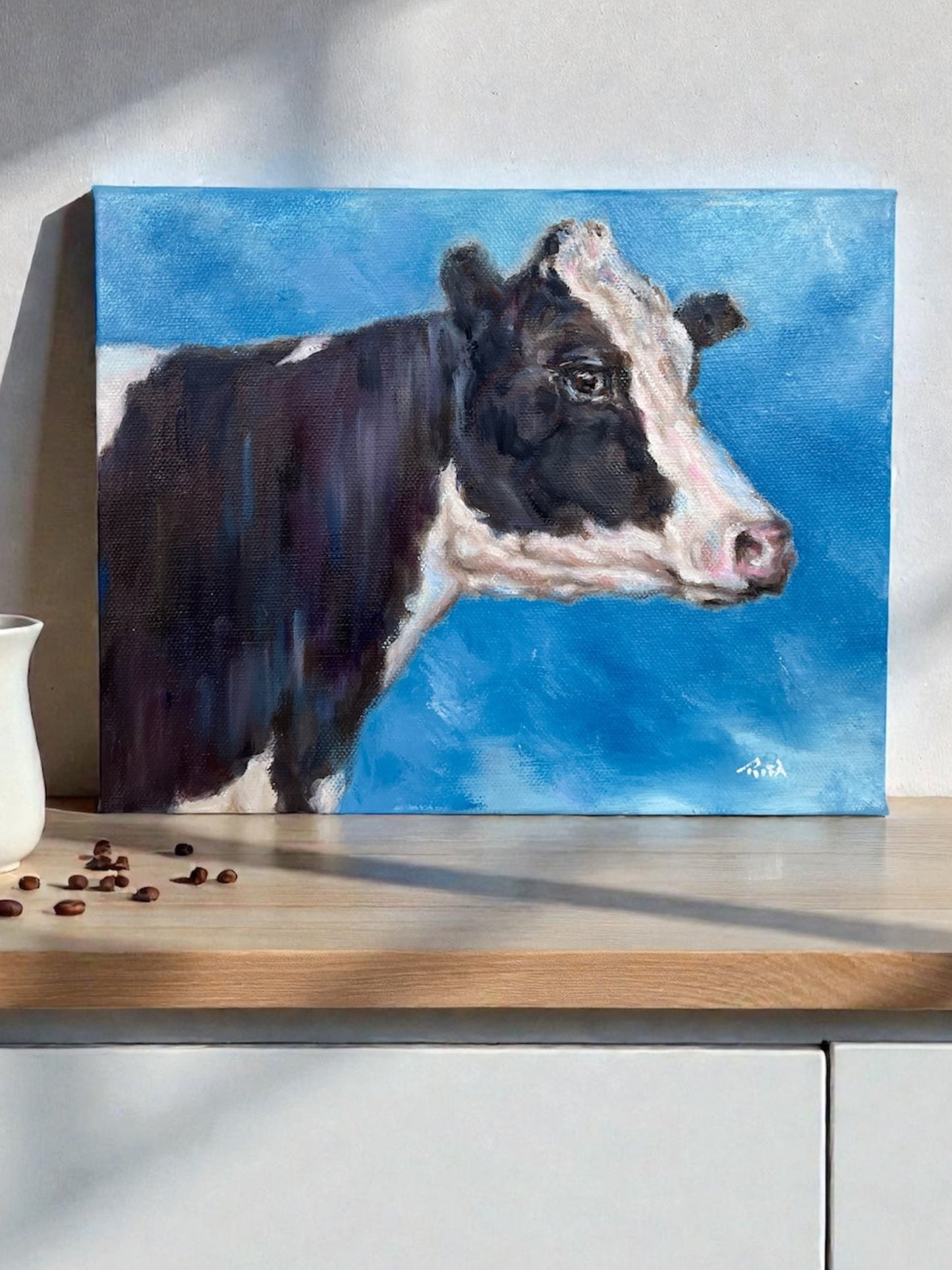 Timeless Black & White Cow