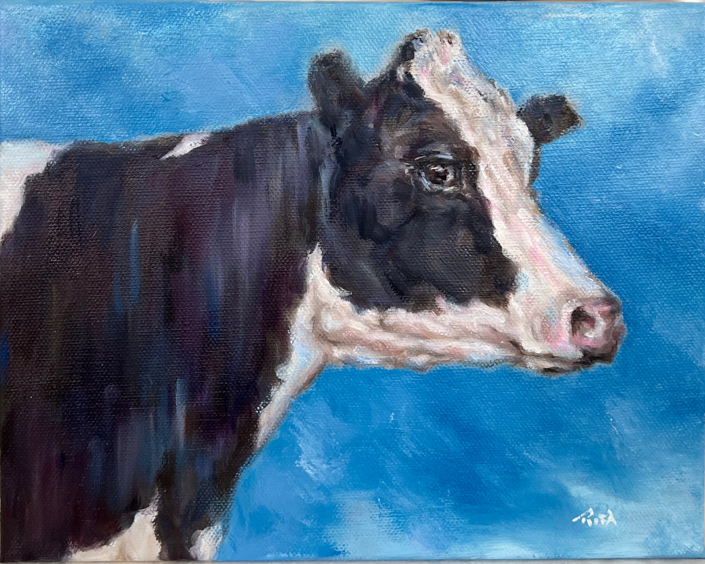 Timeless Black & White Cow